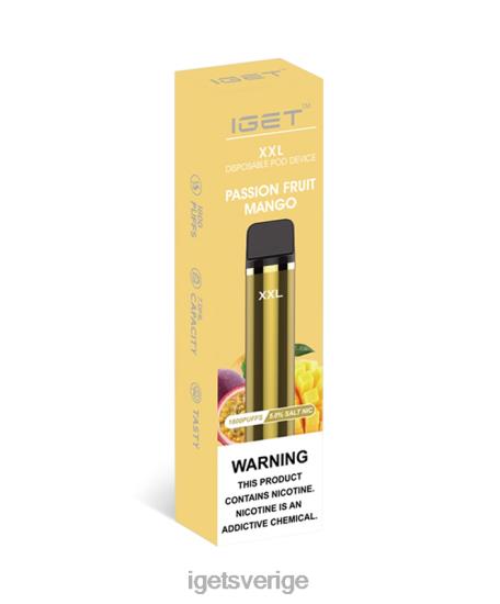 iget xxl 88HR668 passionsfrukt mango - IGET Flavours