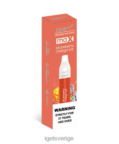 iget max 88HR691 jordgubbsmangois - IGET Bar Europe