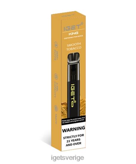 iget kung 88HR6115 slät tobak - IGET Vape Store