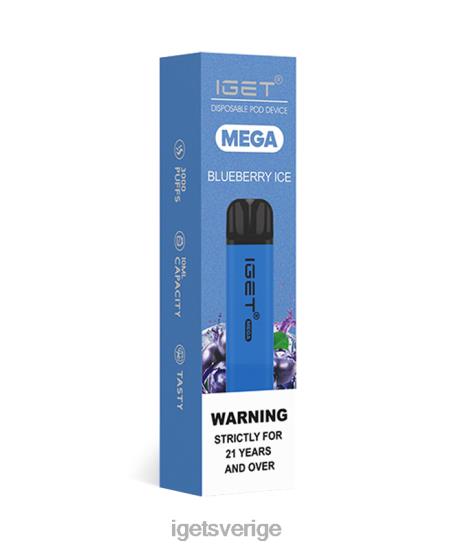 iget mega 88HR6126 blåbärsis - IGET Bar Europe