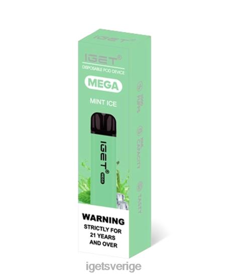 iget mega 88HR6134 mynta is - IGET Vape Sverige