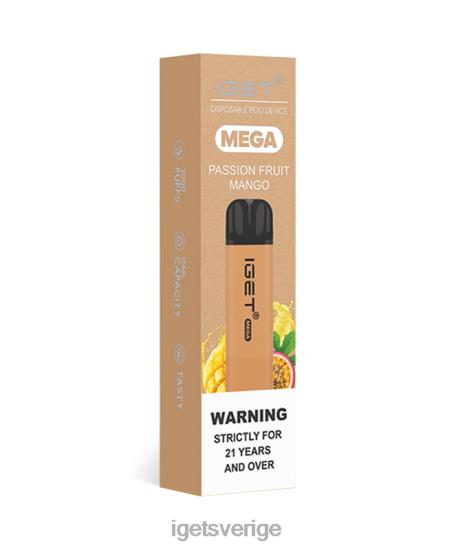 iget mega 88HR6137 passionsfrukt mango - IGET Bar
