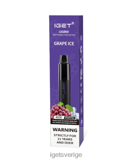 iget legend 88HR6183 druvis - IGET Vape Sweden