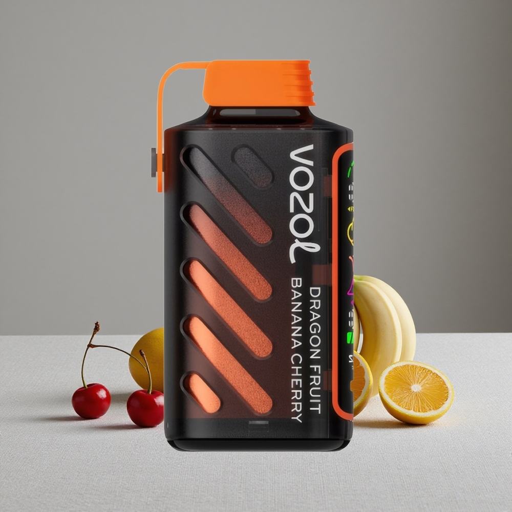 VOZOL Gear Power 20000 Puffs Med S.i.L.C. Tech och Dragonfrukt Banan Körsbär